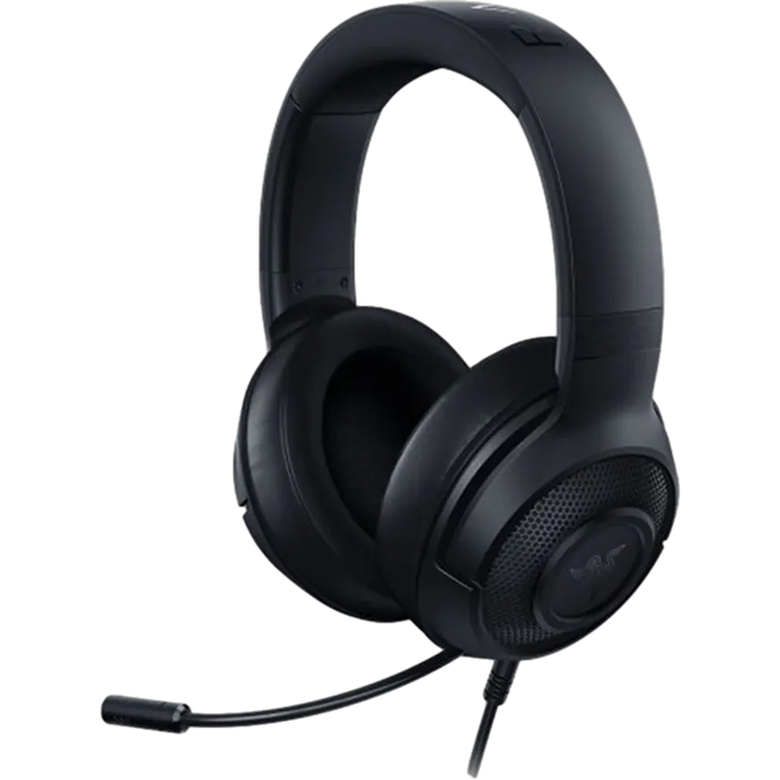 אוזניות גיימינג חוטיות Razer Kraken X Lite - צבע שחור שנתיים אחריות עי היבואן הרשמי
