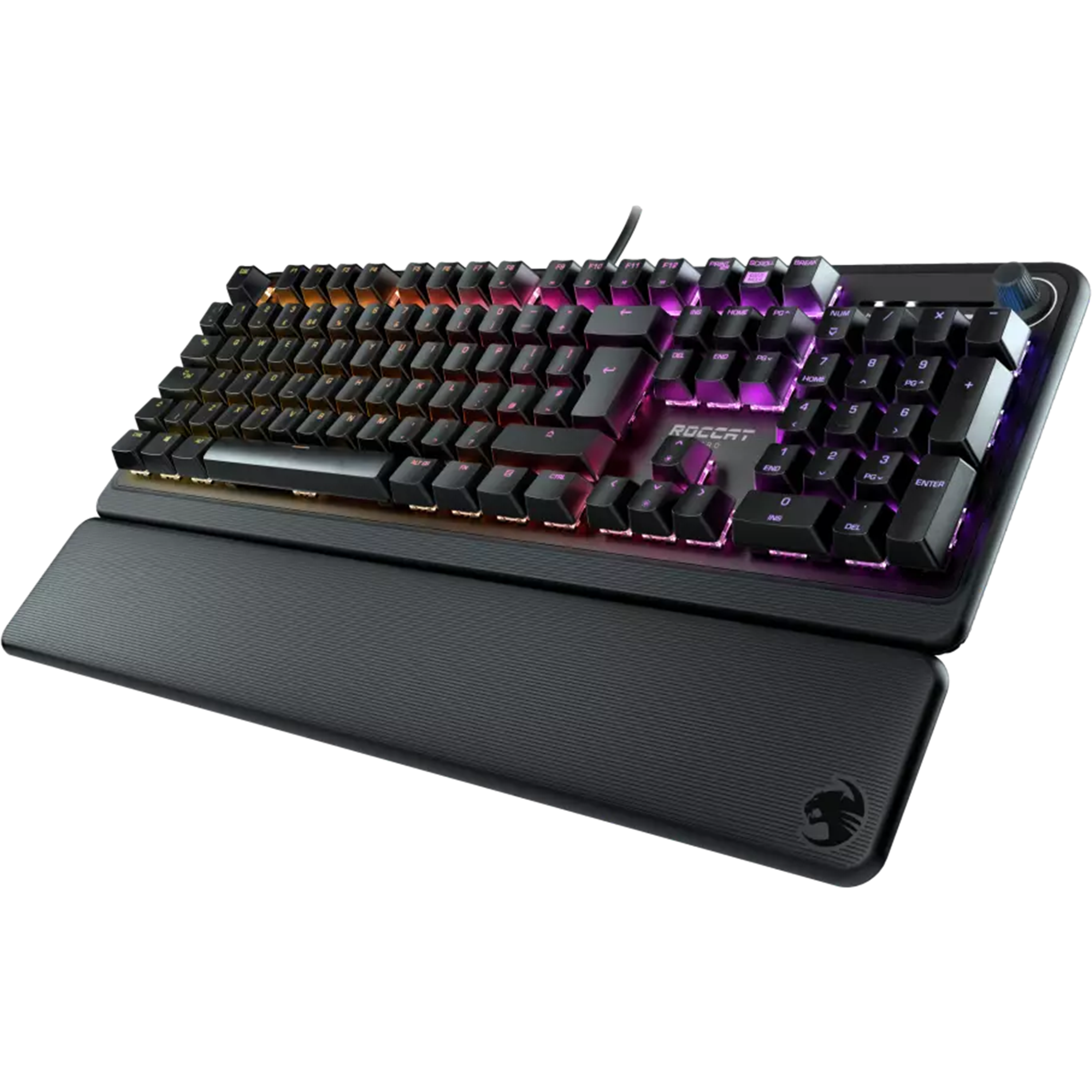 מקלדת גיימינג מכאנית Roccat Pyro RGB - צבע שחור שנה אחריות ע