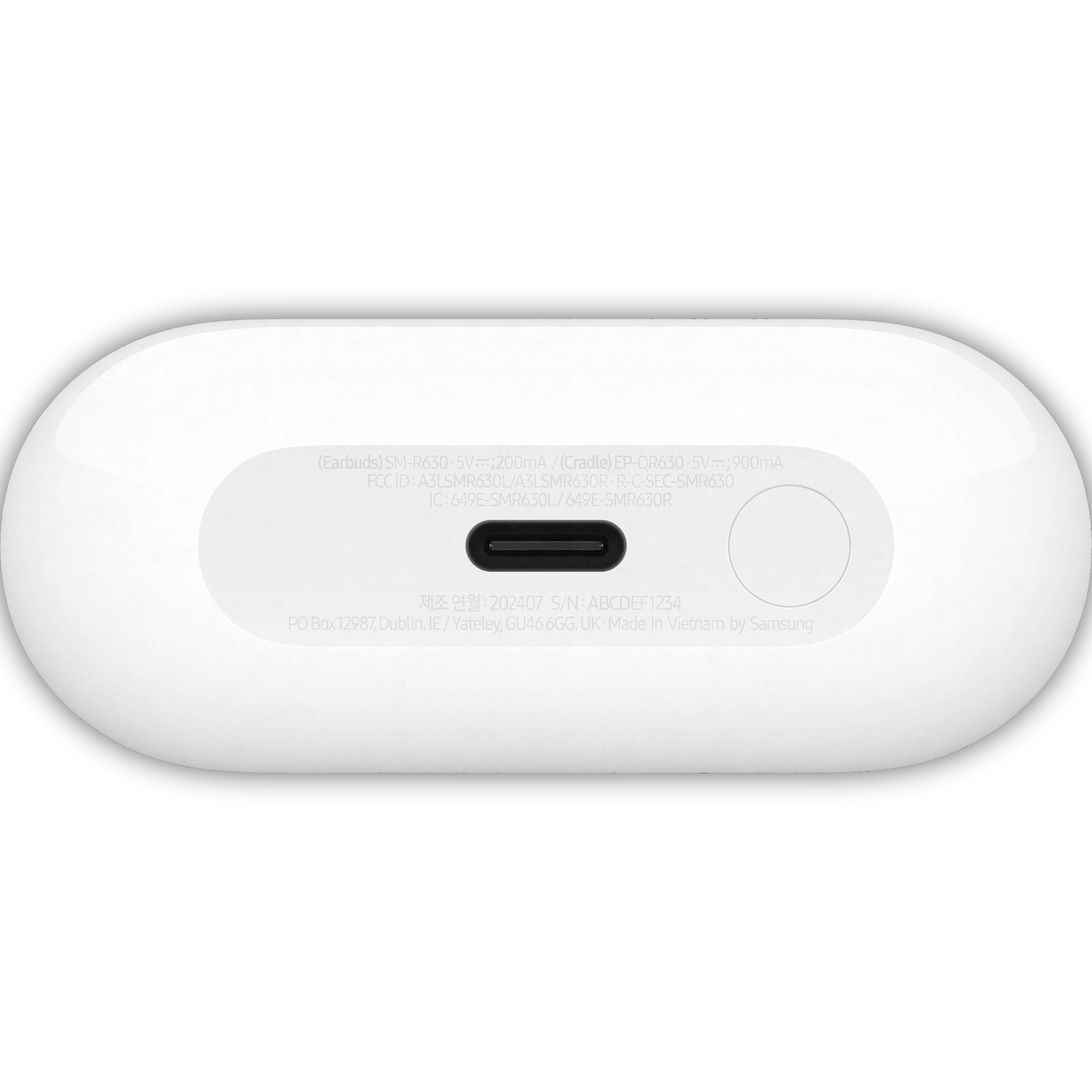 אוזניות אלחוטיות Samsung Galaxy Buds 3 Pro SM-R630 TWS ANC IP57 - צבע לבן שנה אחריות ע