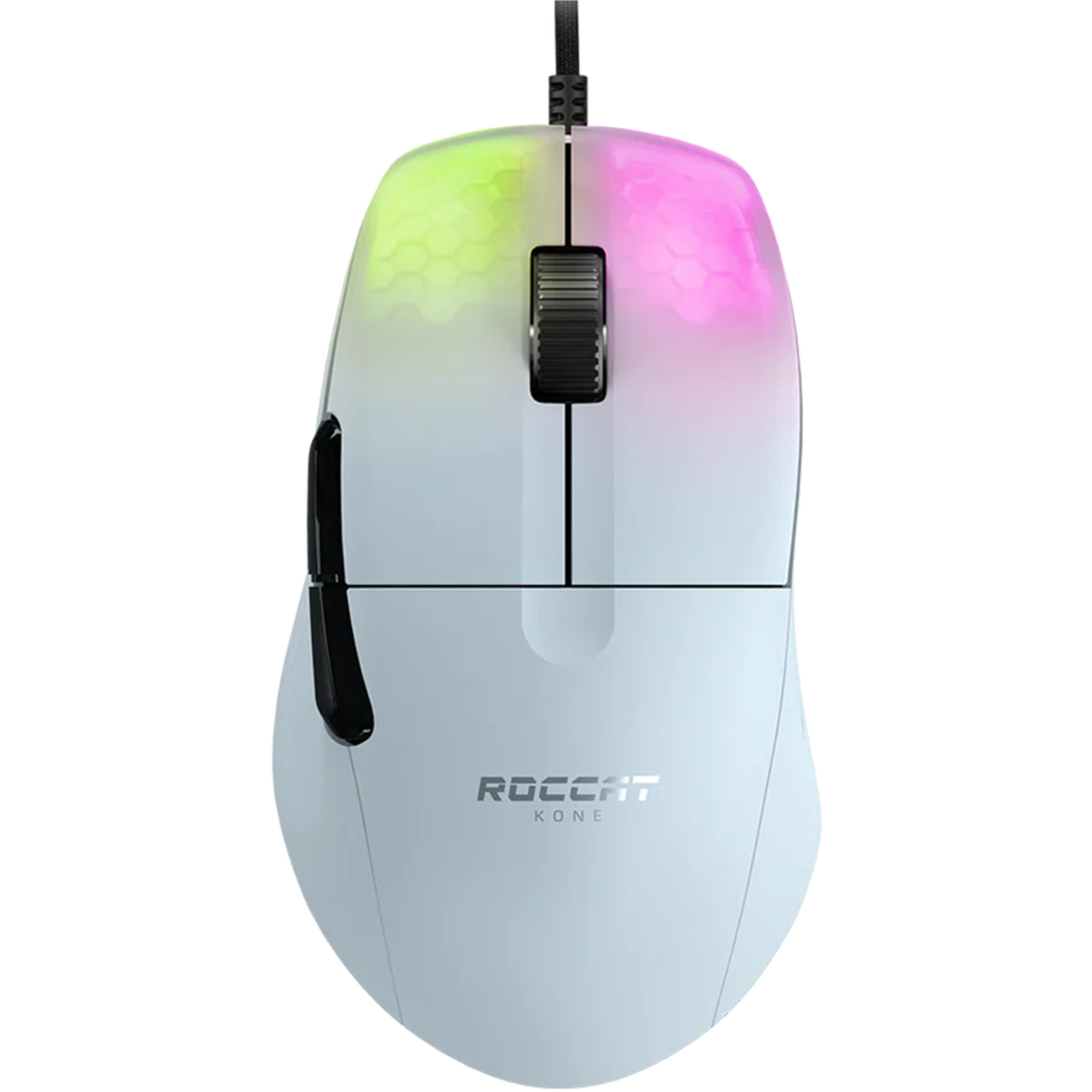 עכבר גיימינג חוטי Roccat Kone Pro - צבע לבן שנה אחריות ע