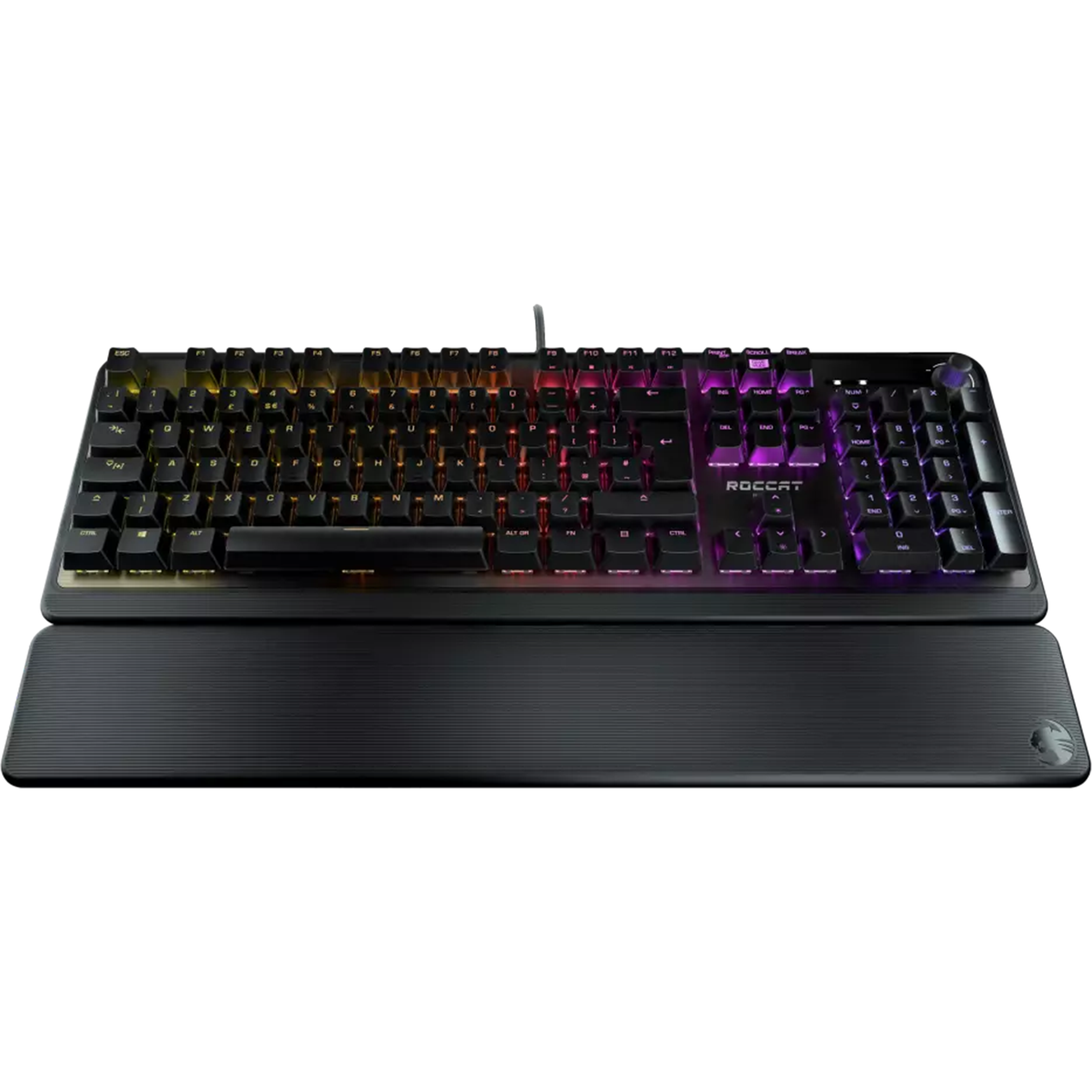 מקלדת גיימינג מכאנית Roccat Pyro RGB - צבע שחור שנה אחריות ע