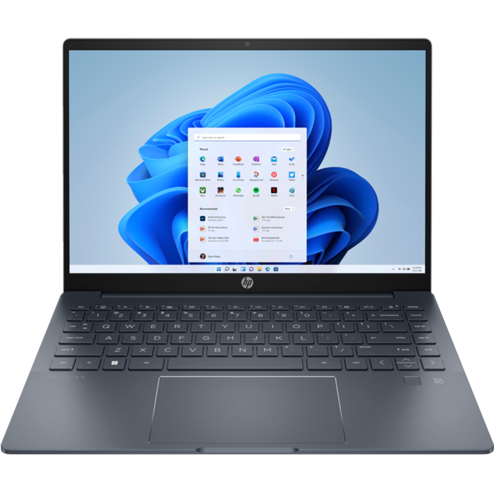 מחשב נייד HP Pavilion Plus 14-eh1002nj / 847C5EA - Core i5-13500H 512GB SSD 16GB RAM Windows 11 - צבע כחול חלל שלוש שנות אחריות ע