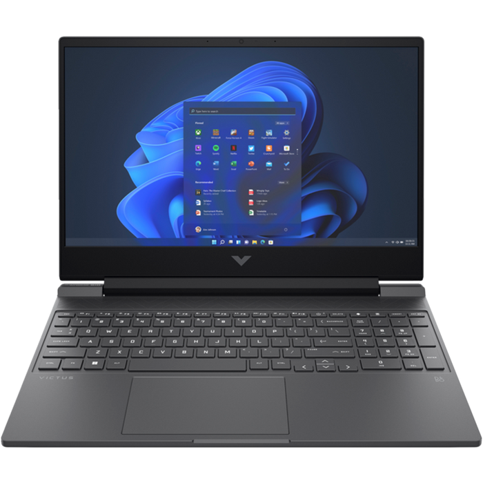 מחשב נייד גיימינג HP Victus 15-fa2000nj / B7WS4EA - Core i5-13420H RTX 3050 1TB SSD 16GB RAM Windows 11 - צבע שחור כרום שלוש שנות אחריות עי היבואן הרשמי