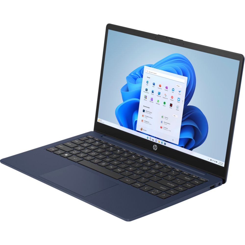 מחשב נייד HP Laptop 14-ep0010nj / 847D9EA - Core i7-1355U 512GB SSD 16GB RAM Windows 11 - צבע כחול שלוש שנות אחריות ע