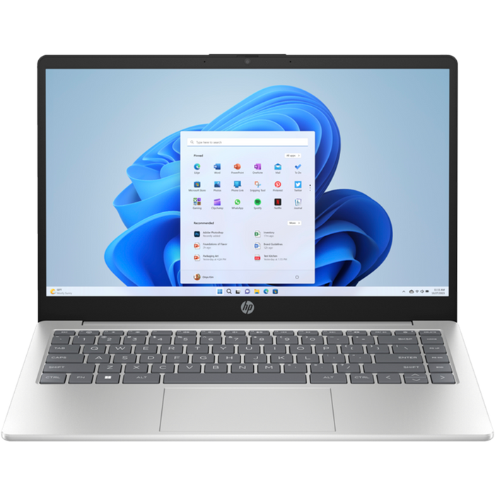 מחשב נייד HP Laptop 14-ep1014nj / A1SF8EA - Core 5 120U 512GB SSD 8GB RAM Windows 11 - צבע כסוף שלוש שנות אחריות עי היבואן הרשמי