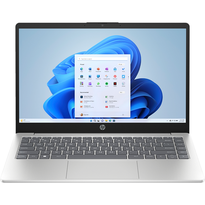 מחשב נייד HP Laptop 14-ep1008nj / A1SF6EA - Core 7 150U 1TB SSD 16GB RAM Windows 11 - צבע כסוף שלוש שנות אחריות עי היבואן הרשמי