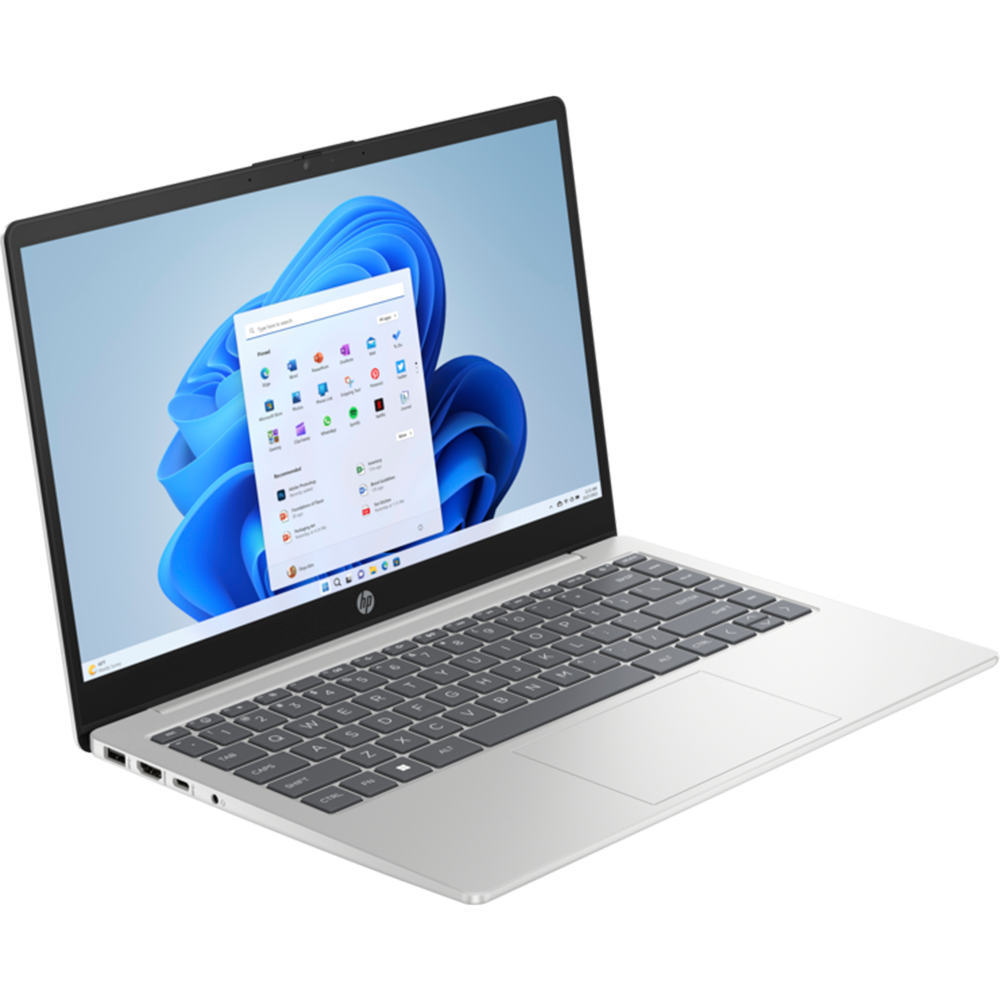 מחשב נייד HP Laptop 14-ep0002nj  / 847D2EA - Core i3-1315U 512GB SSD 8GB RAM Windows 11 - צבע כסוף שלוש שנות אחריות ע