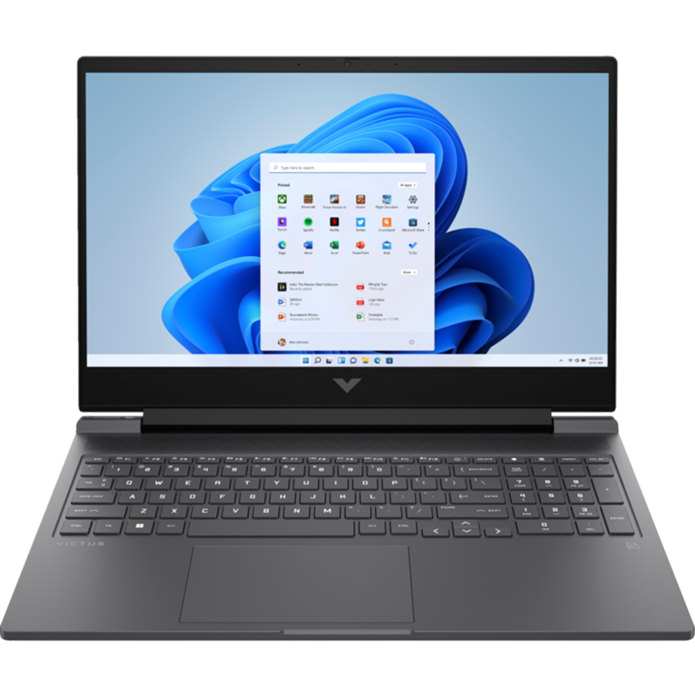 מחשב נייד גיימינג HP Victus 16-r0006nj / 800K2EA - Core i7-13700H RTX 4050 512GB SSD 16GB RAM Windows 11 - צבע שחור כרום שלוש שנות אחריות ע