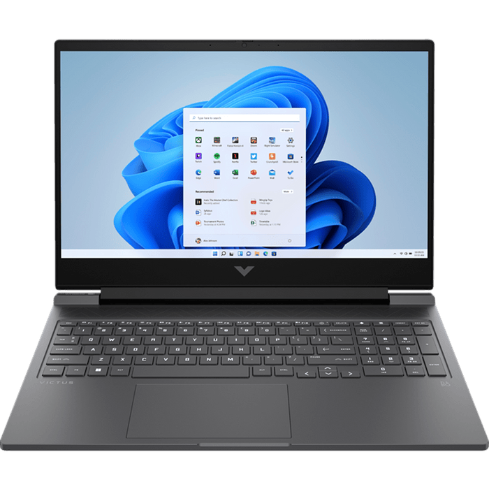 מחשב נייד גיימינג HP Victus 16-r0006nj / 800K2EA - Core i7-13700H RTX 4050 512GB SSD 16GB RAM Windows 11 - צבע שחור כרום שלוש שנות אחריות עי היבואן הרשמי