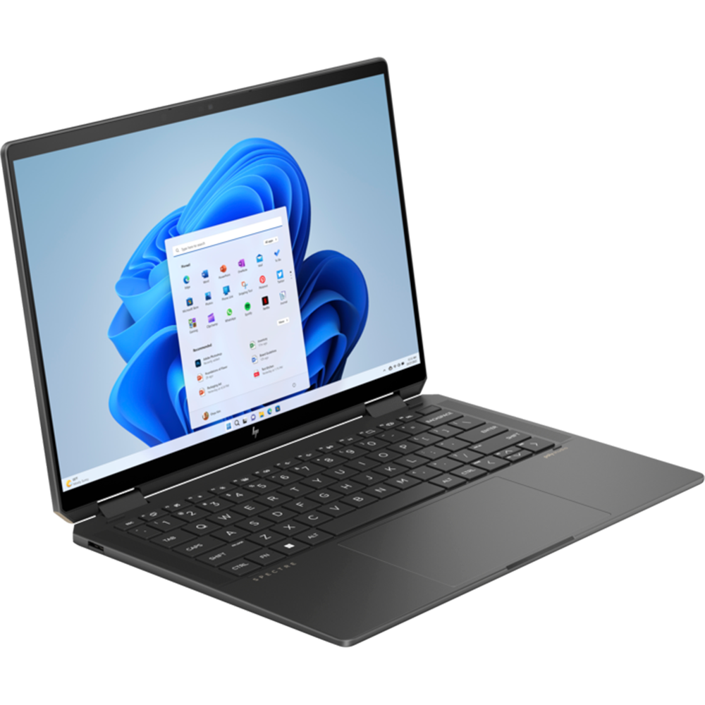 מחשב נייד עם מסך מגע HP Spectre x360 14-eu0005nj / B41F0EA - Core Ultra 5 125H 1TB SSD 16GB RAM Windows 11 Pro - צבע שחור שלוש שנות אחריות ע