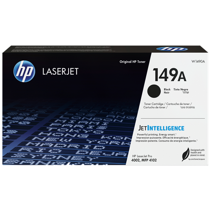 טונר סדרה W1490A HP 149A למדפסת דגם HP LaserJet Pro 4002/4102
