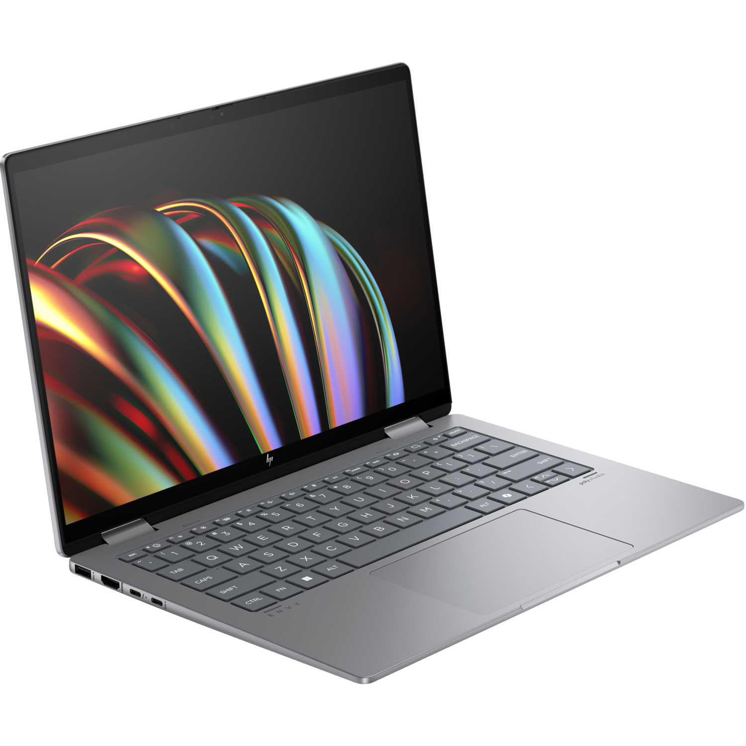 מחשב נייד עם מסך מגע HP Envy x360 14-fc0011nj / A98ZQEA - Core Ultra 5 125U 1TB SSD 16GB RAM Windows 11 - צבע כסוף שלוש שנות אחריות ע