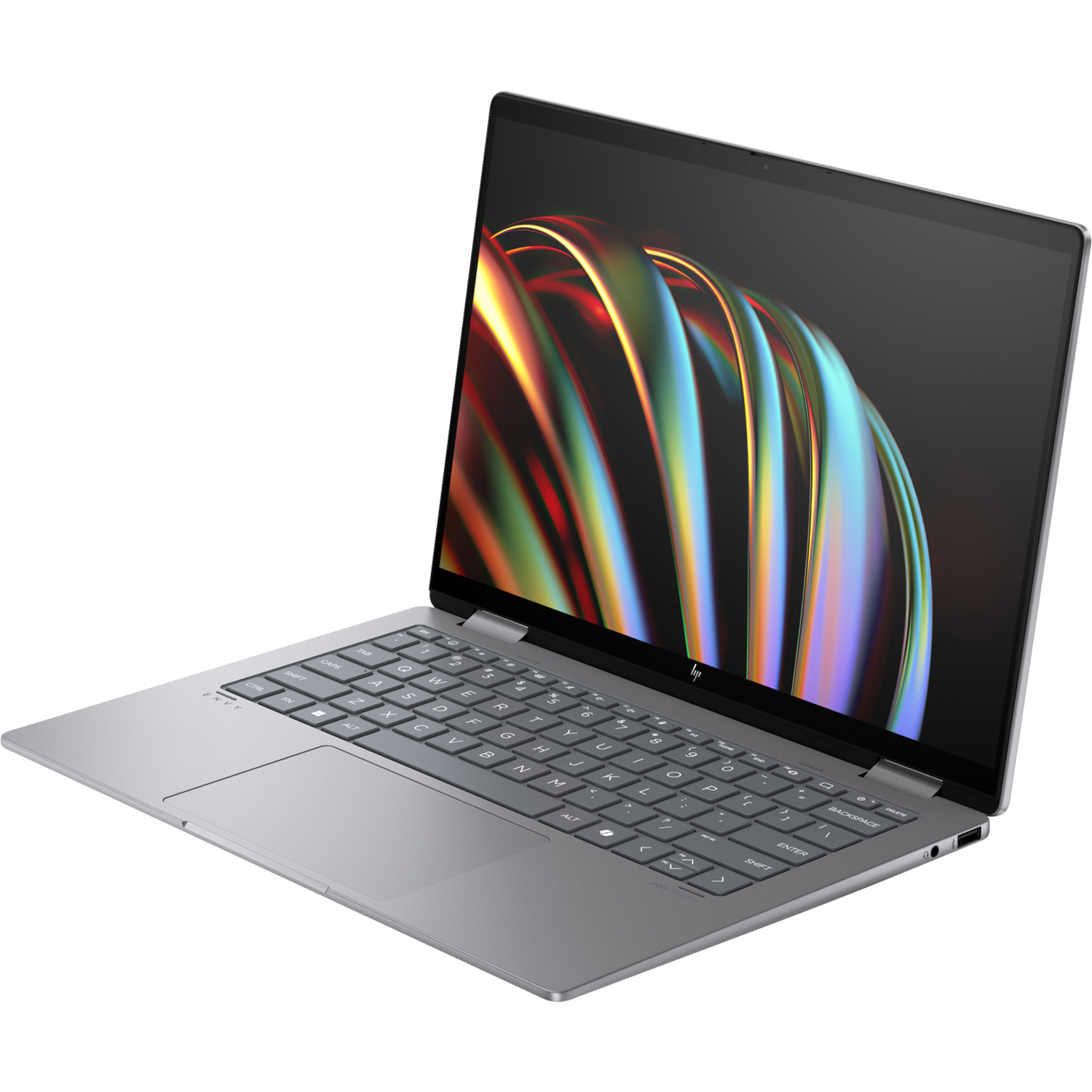 מחשב נייד עם מסך מגע HP Envy x360 14-fc0011nj / A98ZQEA - Core Ultra 5 125U 1TB SSD 16GB RAM Windows 11 - צבע כסוף שלוש שנות אחריות ע