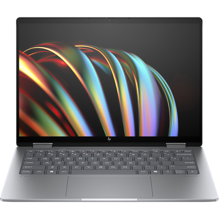 מחשב נייד עם מסך מגע HP Envy x360 14-fc0011nj / A98ZQEA - Core Ultra 5 125U 1TB SSD 16GB RAM Windows 11 - צבע כסוף שלוש שנות אחריות עי היבואן הרשמי