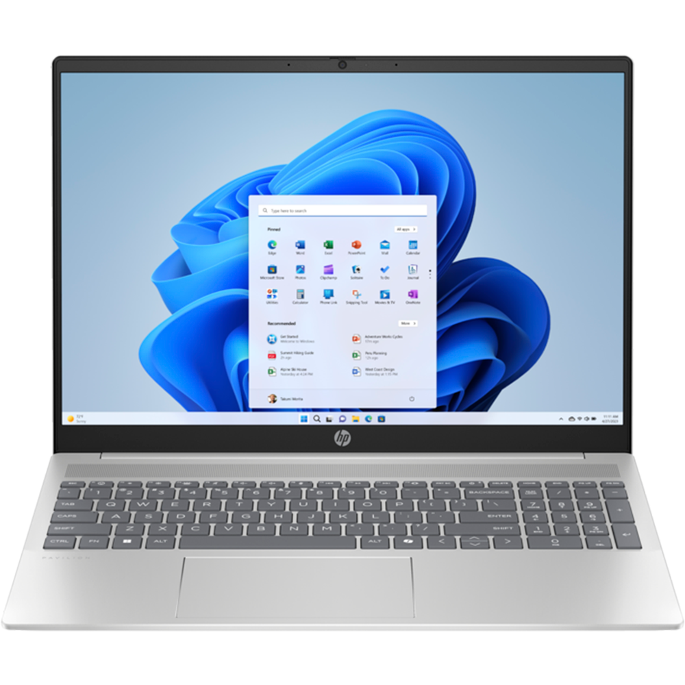 מחשב נייד HP Pavilion 16-af0008nj / A1SG7EA - Core Ultra 7 155U 1TB SSD 16GB RAM Windows 11 - צבע כסוף שלוש שנות אחריות ע
