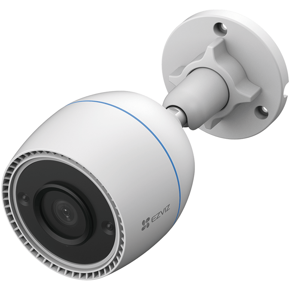 מצלמת אבטחה חיצונית עם ראיית לילה Ezviz C3TN 1080P FHD - צבע לבן שנה אחריות ע