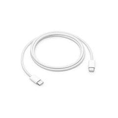 כבל טעינה וסנכרון מקורי Apple USB Type-C 60W באורך 1 מטר - צבע לבן שנה אחריות ע"י היבואן הרשמי