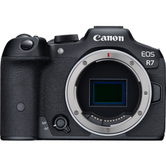 מצלמה דיגיטלית ללא מראה גוף בלבד Canon EOS R7 - צבע שחור שלוש שנות אחריות ע"י היבואן הרשמי