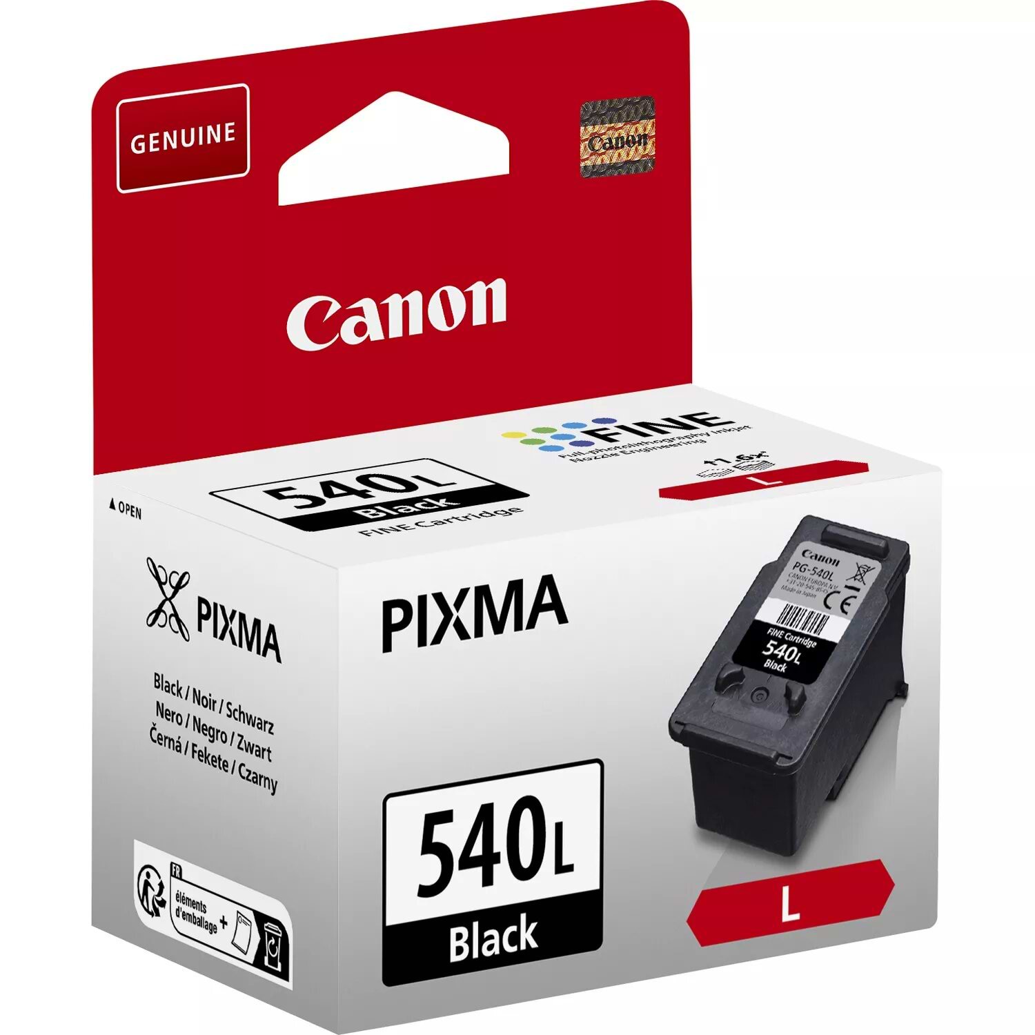 ראש דיו שחור Canon PG540L