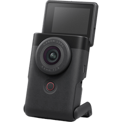 מצלמה דיגיטלית קומפקטית לוולוגים Canon PowerShot V10 - צבע שחור שלוש שנות אחריות ע"י היבואן הרשמי