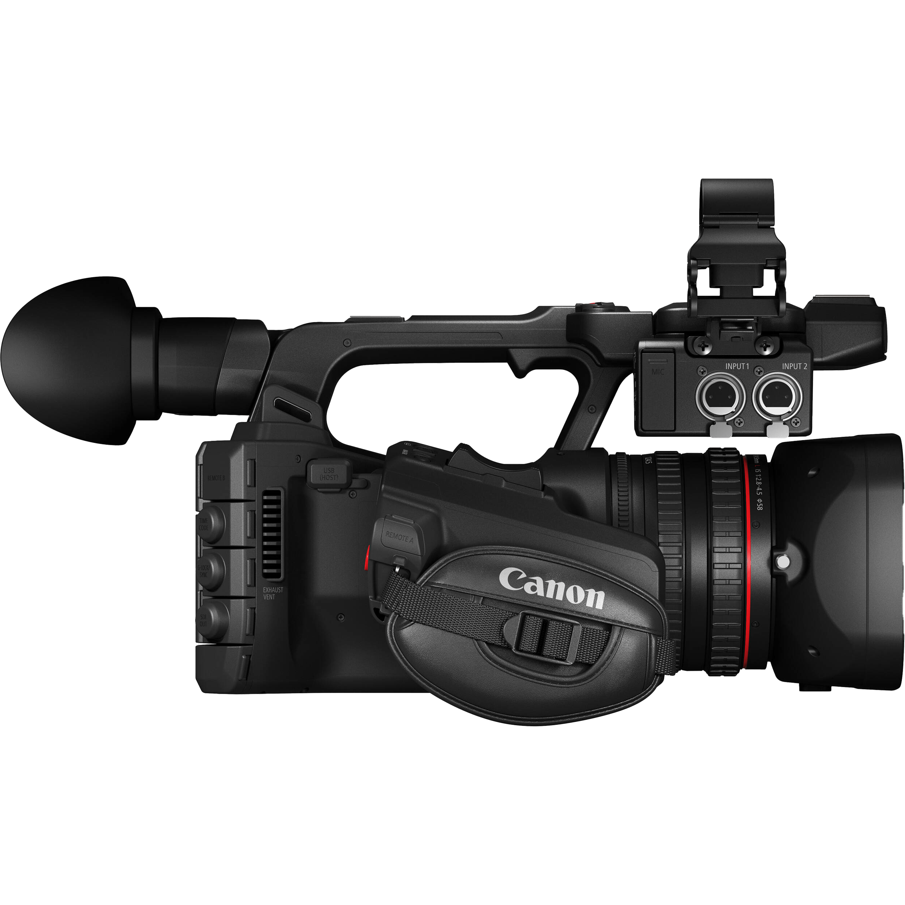 מצלמת וידאו מקצועית Canon XF605 UHD 4K - צבע שחור שלוש שנות אחריות ע