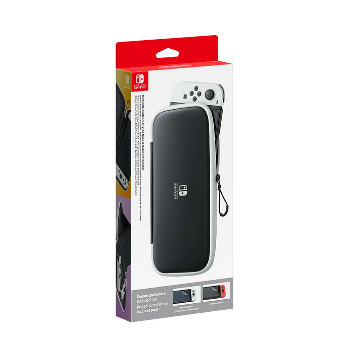 
נרתיק נשיאה לקונסולת Nintendo Switch OLED
מגן מסך לקונסולת Nintendo Switch OLED
