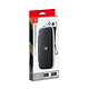 נרתיק נשיאה ומגן מסך לקונסולה Nintendo Switch OLED - צבע שחור עם לבן
