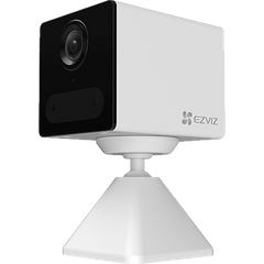 מצלמת אבטחה אלחוטית עם סוללה Ezviz CB2 1080P FHD - צבע לבן שנה אחריות ע"י היבואן הרשמי