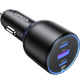 מטען לרכב 3 יציאות Ugreen CD293 130W PD - צבע שחור שנה אחריות ע"י היבואן הרשמי