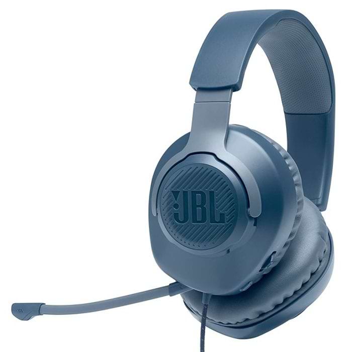 אוזניות גיימינג JBL Quantum 100 - צבע כחול