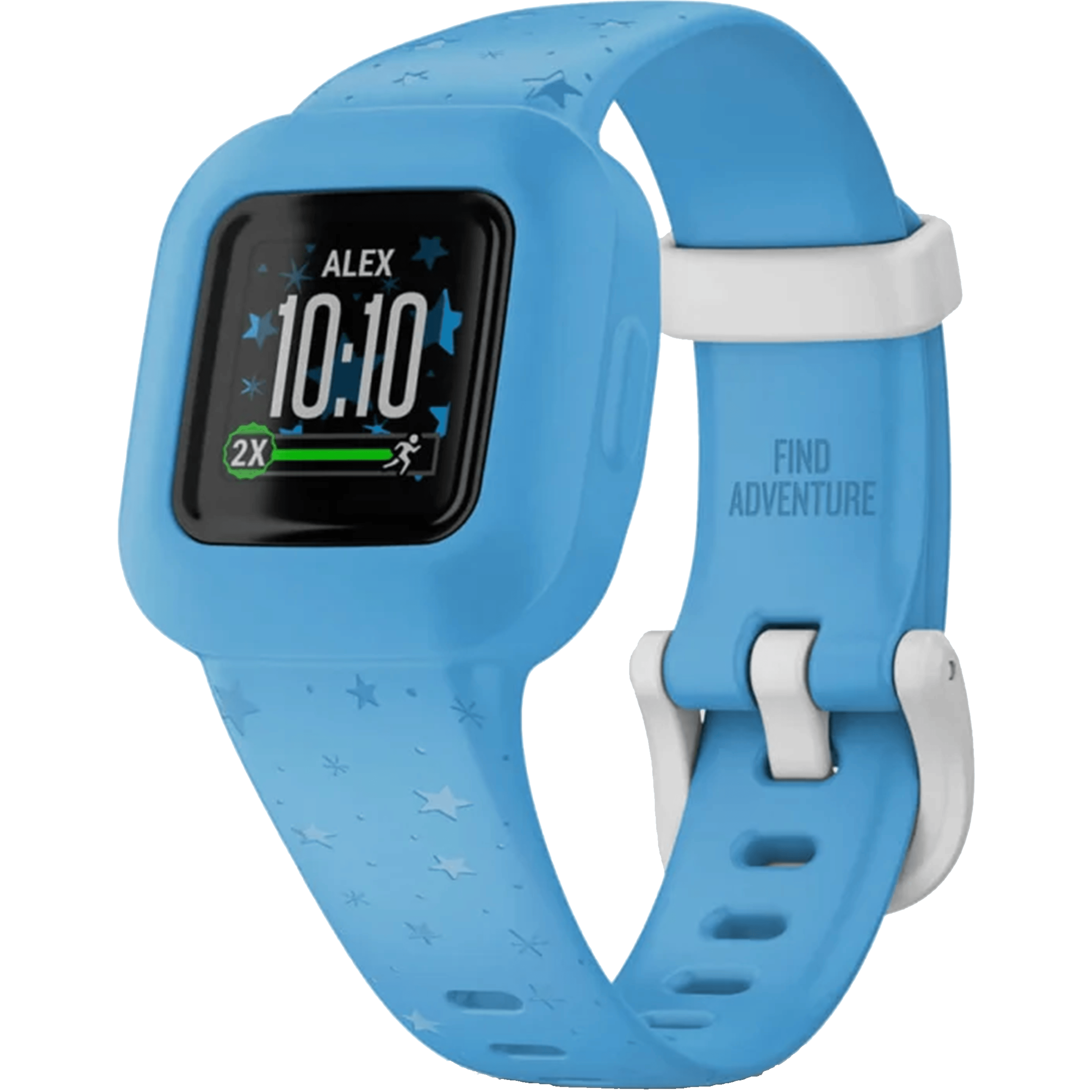 צמיד כושר כוכבים כחולים לילדים Garmin vivofit jr. 3 - צבע תכלת שנתיים אחריות ע