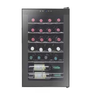 מקרר יין ביתי חדיש עד 24 בקבוקים מדפי מתכת Vinopo CH-70CC1