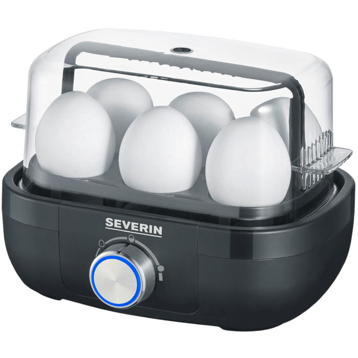 מכשיר להכנת ביצים (6 יח') Severin EK3166 - גימור נירוסטה אחריות עי היבואן הרשמי
