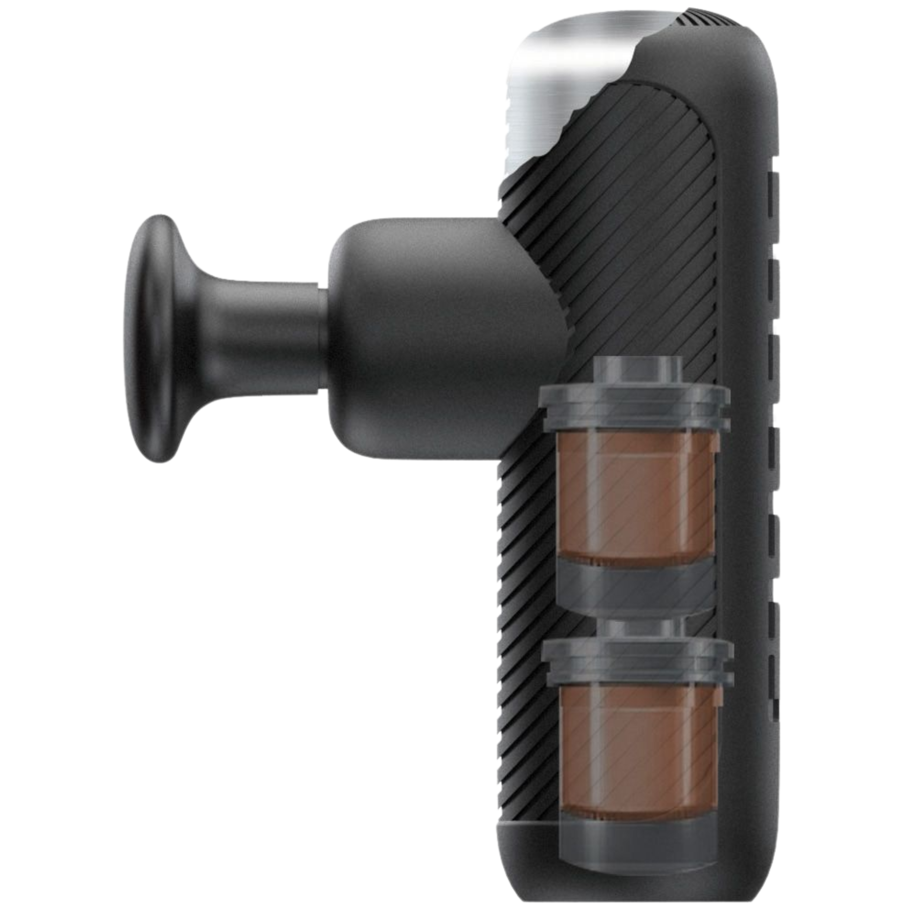 אקדח עיסוי קומפקטי מקצועי ELEEELS P2 Pocket Percussive Massager  - צבע שחור