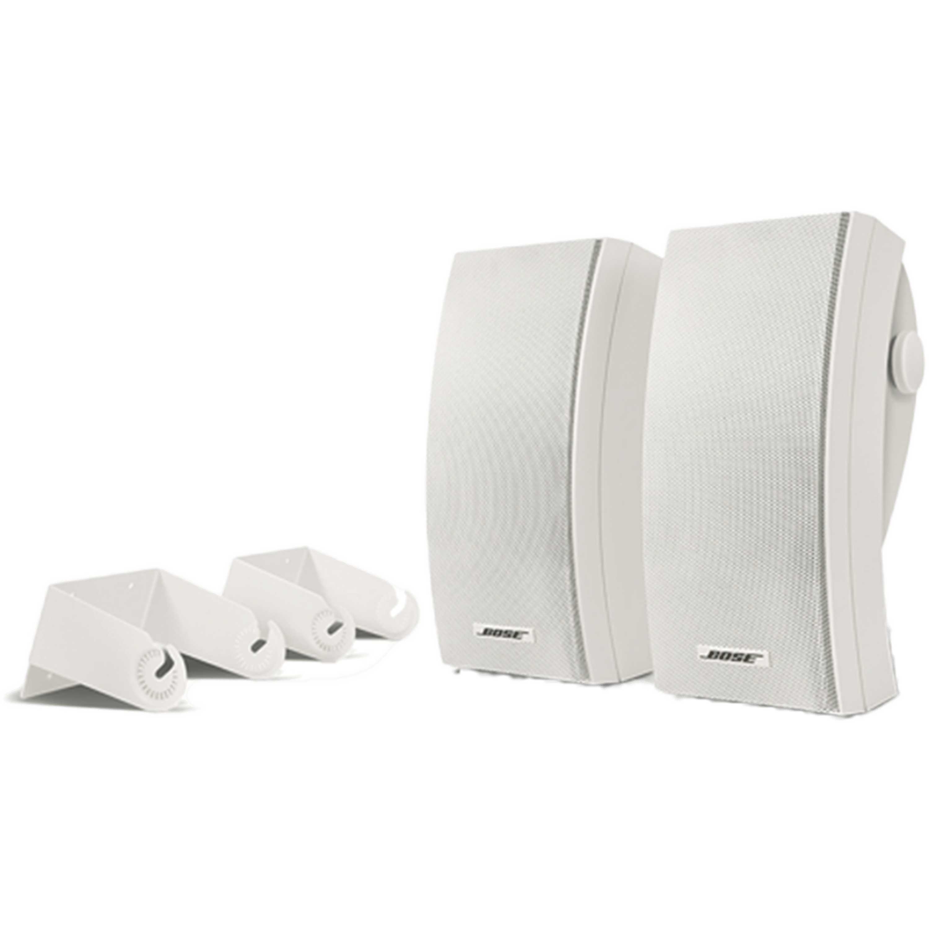 זוג רמקולים סטריאו חיצוניים Bose 251 - צבע לבן שנה אחריות ע