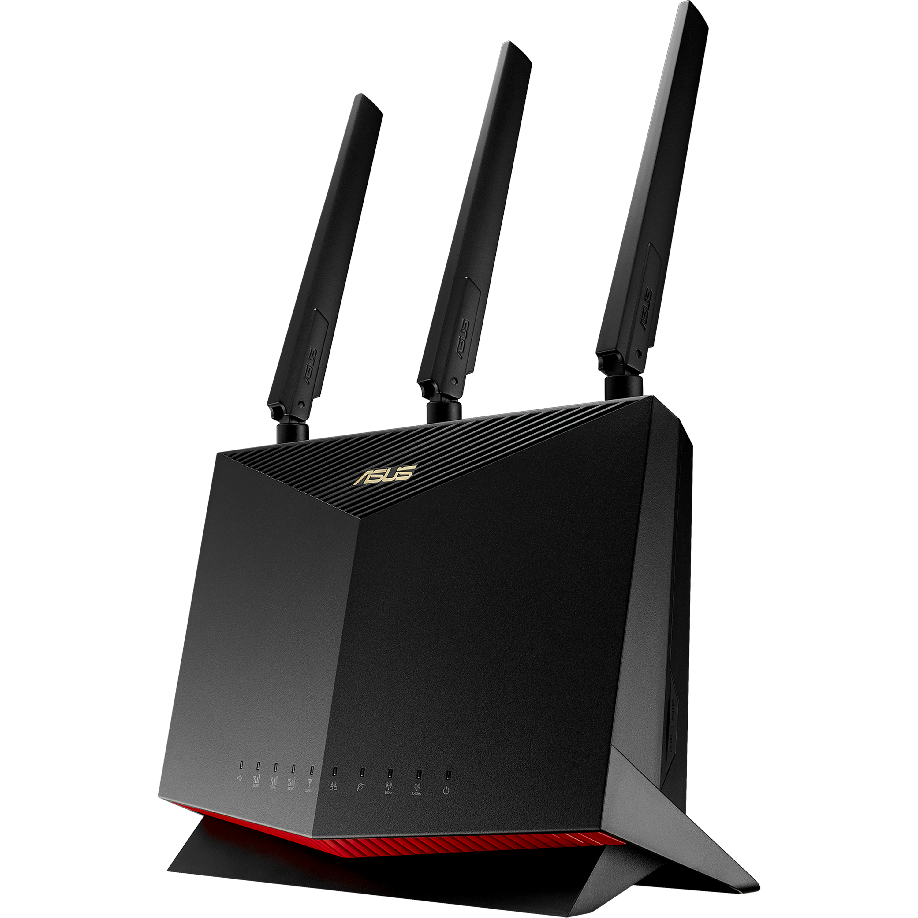 ראוטר אלחוטי Asus 4G-AC86U AC2600 4G LTE - צבע שחור שלוש שנות אחריות ע