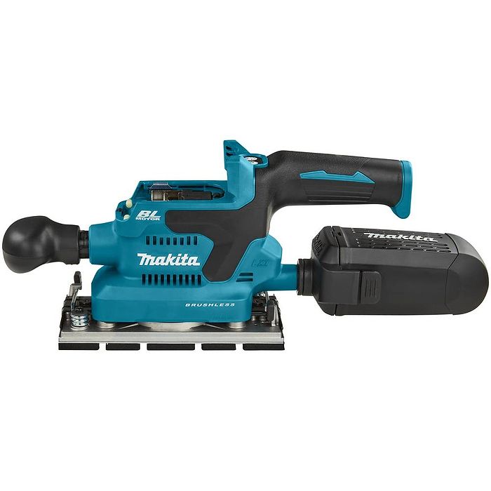 מלטשת פינישים 1/3 מרובעת 18V בראשלס עם ויסות מהירות - גוף בלבד DBO380Z Makita 