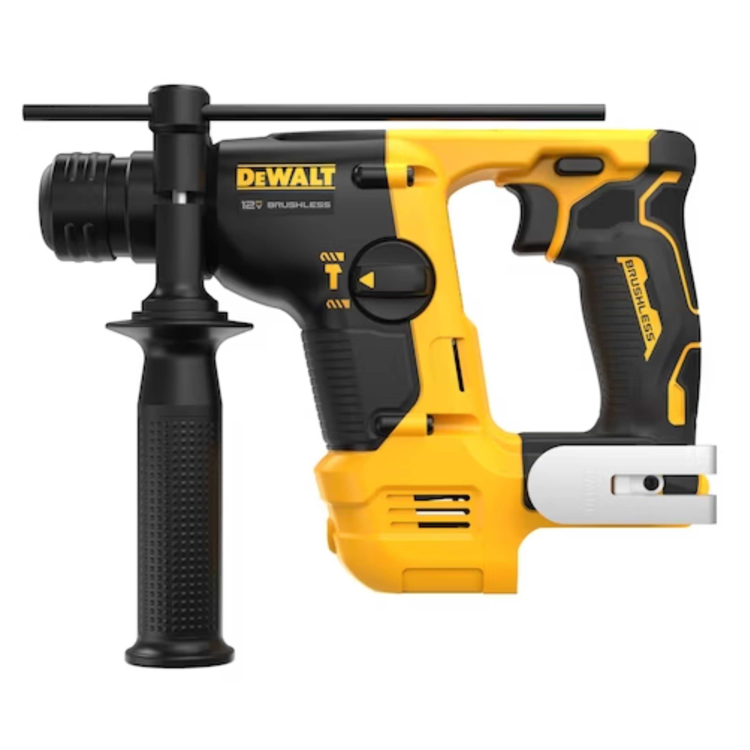 פטישון 12V בראשלס עם 2 מצבי עבודה DCH072N/DCH072B DeWALT -גוף בלבד