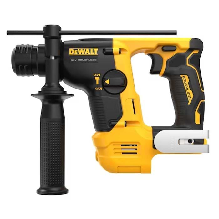 פטישון 12V בראשלס עם 2 מצבי עבודה DCH072N/DCH072B DeWALT -גוף בלבד