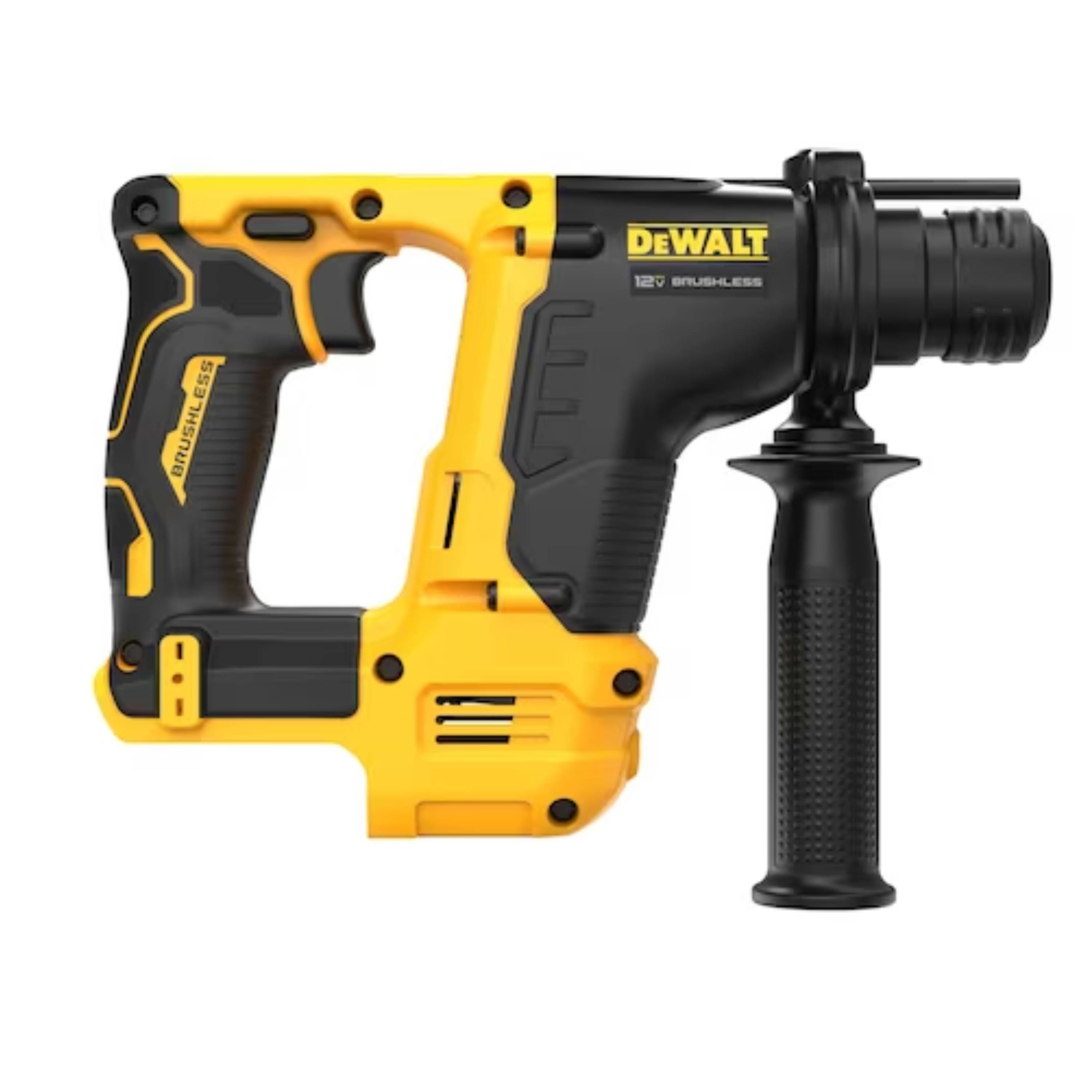 פטישון 12V בראשלס עם 2 מצבי עבודה DCH072N/DCH072B DeWALT -גוף בלבד
