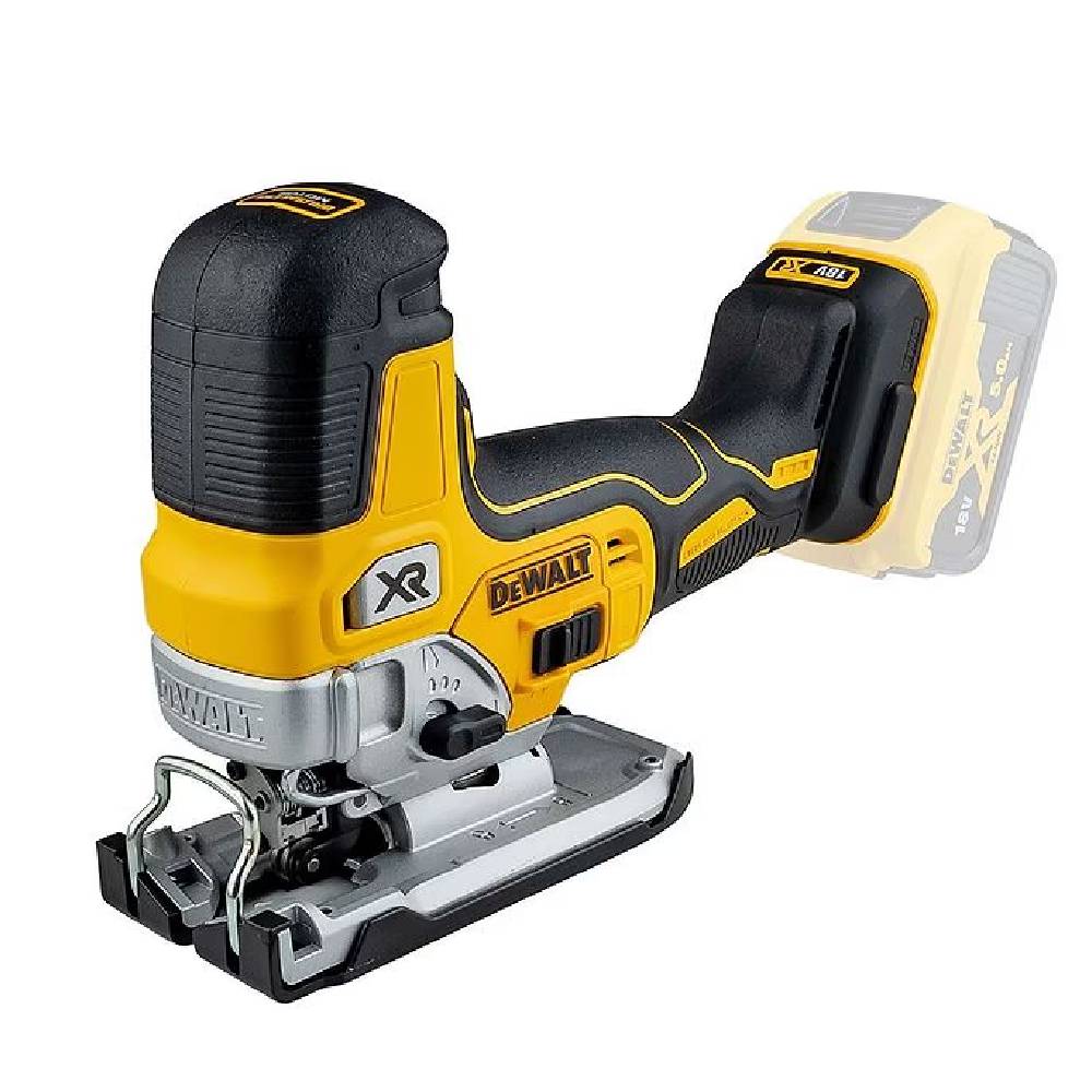 מסור אנכי ג'קסון XR 18/20V  בראשלס אחיזת עם 2 סוללות 5AH ומטען  DeWalt DCS335P2-5AH