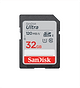 כרטיס זיכרון SanDisk Ultra 32GB SDHC 120MB/s - עשר שנות אחריות ע
