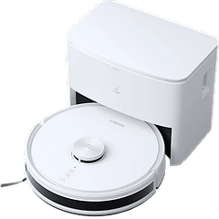 שואב רובוטי כולל תחנת ריקון Ecovacs Y1 Pro Plus - צבע לבן שנתיים אחריות ע"י היבואן הרשמי