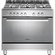 תנור משולב כיריים 5 להבות 90 ס"מ Delonghi Demx 965-IL תוצרת איטליה - גימור נירוסטה אחריות ע"י היבואן הרשמי