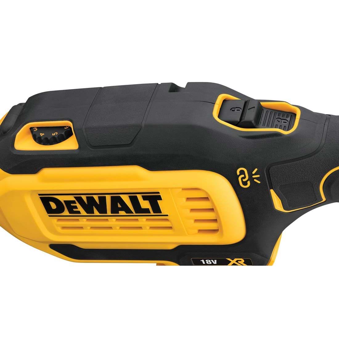 מלטשת טלסקופית נטענת 18/20V בראשלס  DCE800N DeWALT - גוף בלבד