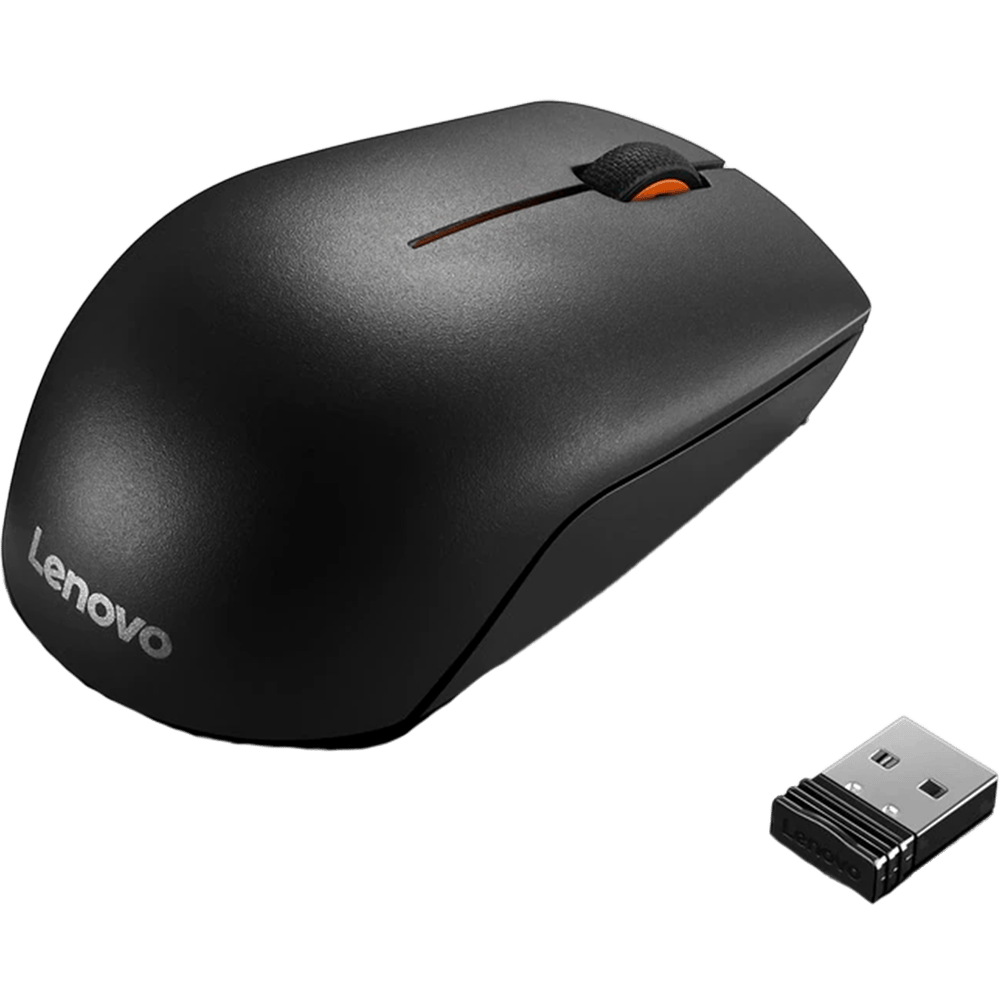 עכבר אלחוטי Lenovo 300 - צבע שחור שנה אחריות ע