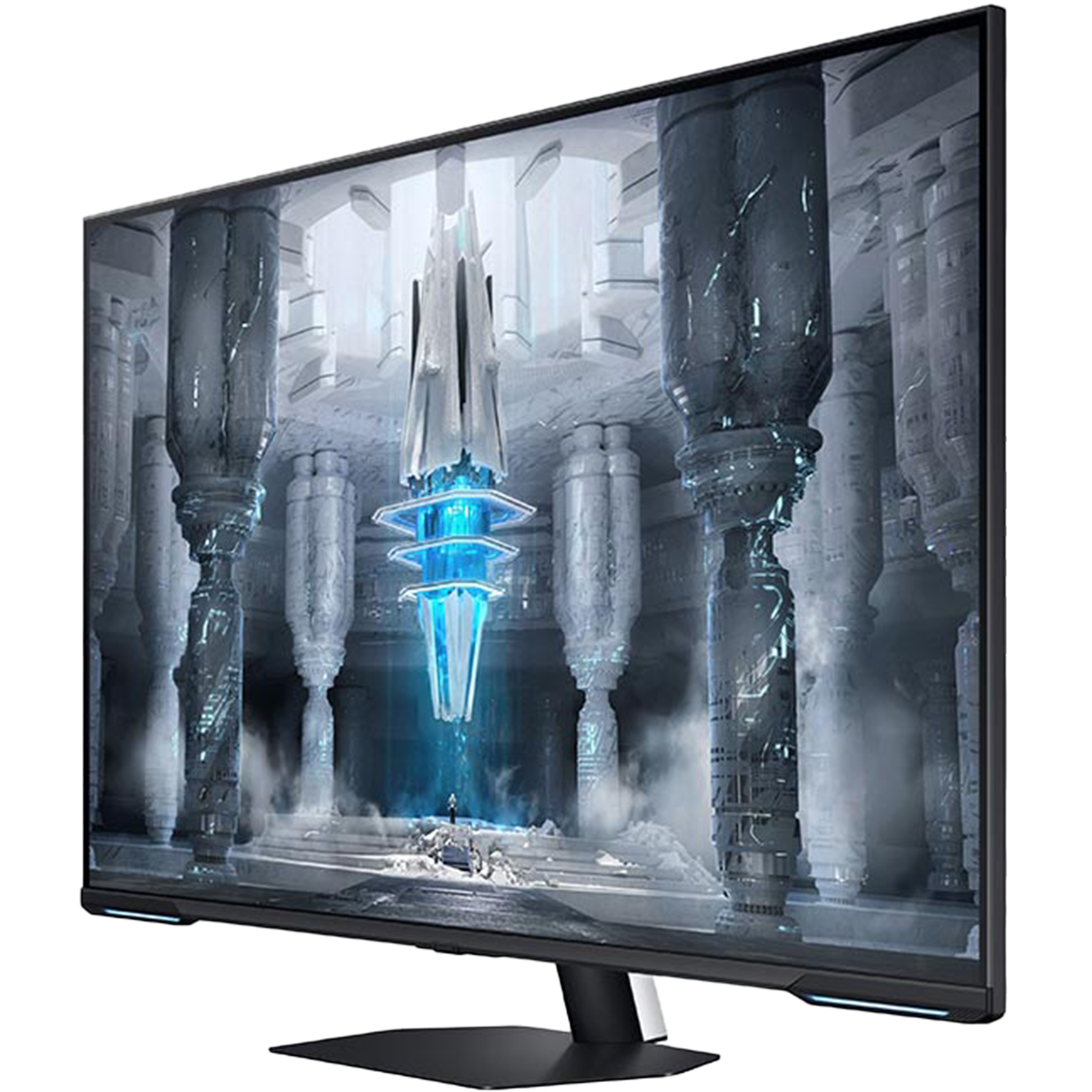 מסך מחשב גיימינג חכם 43'' Samsung Odyssey Neo G7 S43CG700NP 4K UHD VA FreeSync Premium Pro 144Hz 1ms - צבע שחור ולבן שלוש שנות אחריות ע