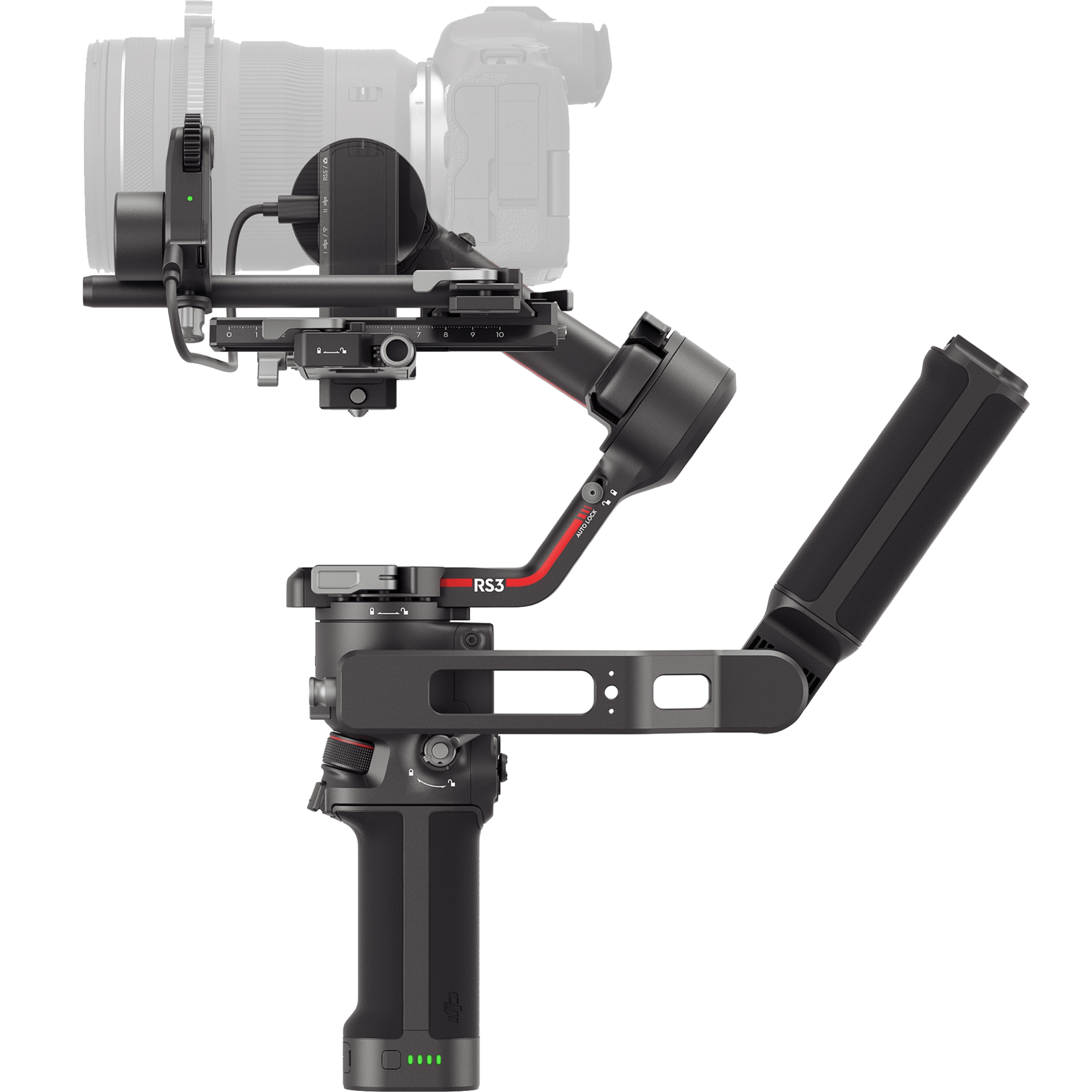 ערכת מייצב למצלמה DJI Ronin RS 3 Combo - צבע שחור שנה אחריות ע