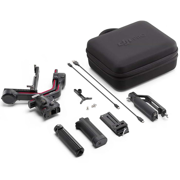 ערכת מייצב למצלמה DJI Ronin RS 3 Combo - צבע שחור שנה אחריות עי היבואן הרשמי