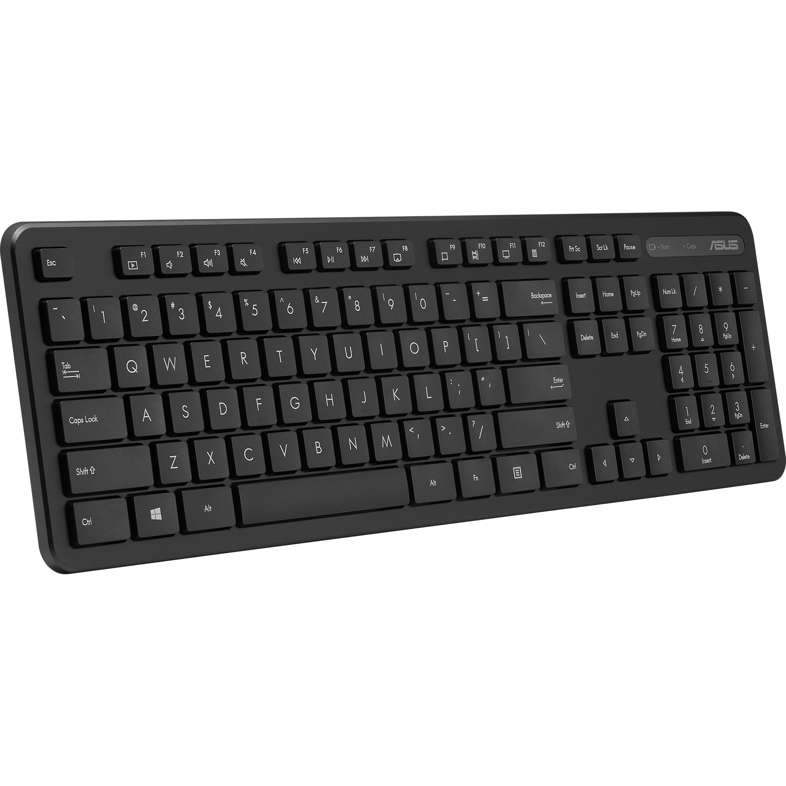 סט מקלדת ועכבר אלחוטיים עברית/אנגלית Asus CW100 - צבע שחור שנה אחריות ע